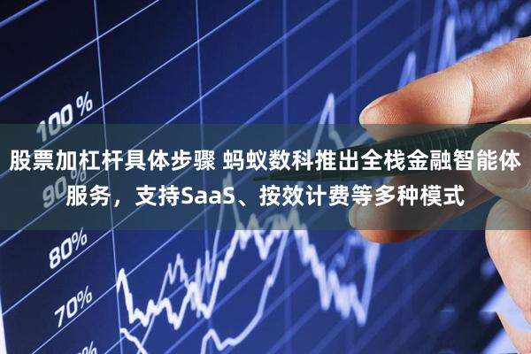 股票加杠杆具体步骤 蚂蚁数科推出全栈金融智能体服务，支持SaaS、按效计费等多种模式