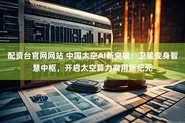配资台官网网站 中国太空AI新突破：卫星变身智慧中枢，开启太空算力商用新纪元